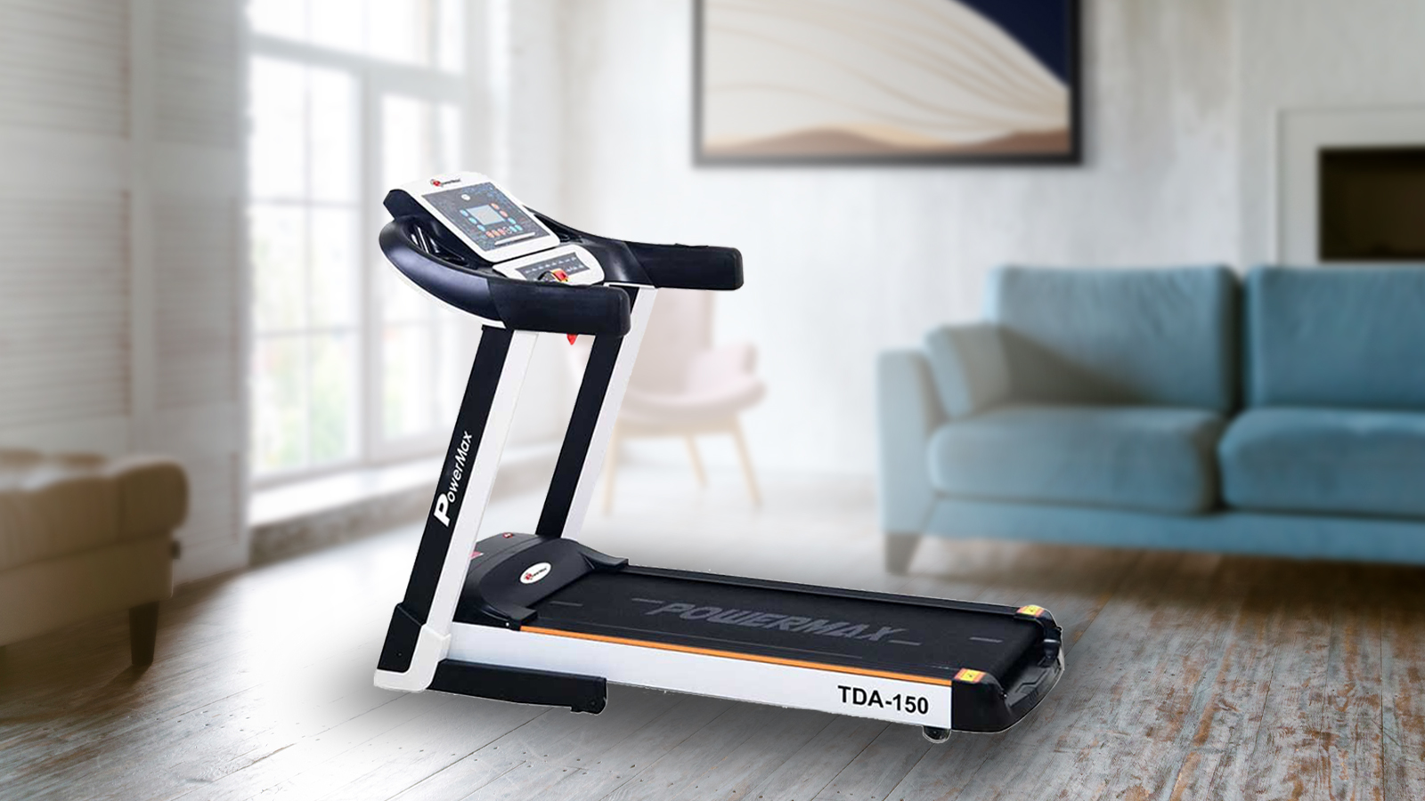 POWERMAX TDA150 TREADMILL | AUTO INCLINE | MAXIMUM WEIGHT CAPACITY 125KGS